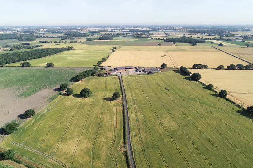 A spacious old farmhouse on a peaceful arable farm - Image 1