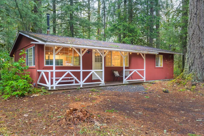 The Red Cabin in the Big Timber. - Image 1