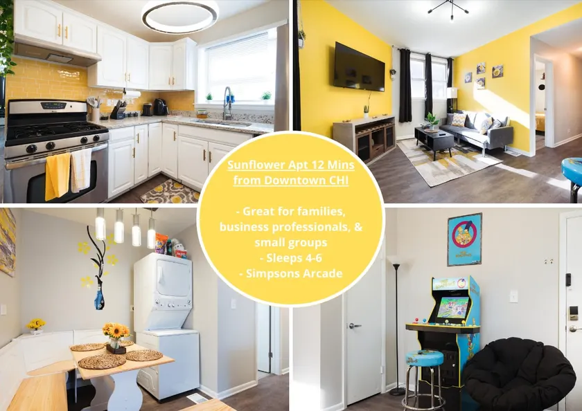 Fun 2BR with Retro Arcade 10 Min Downtown Sleeps 6 - Image 1