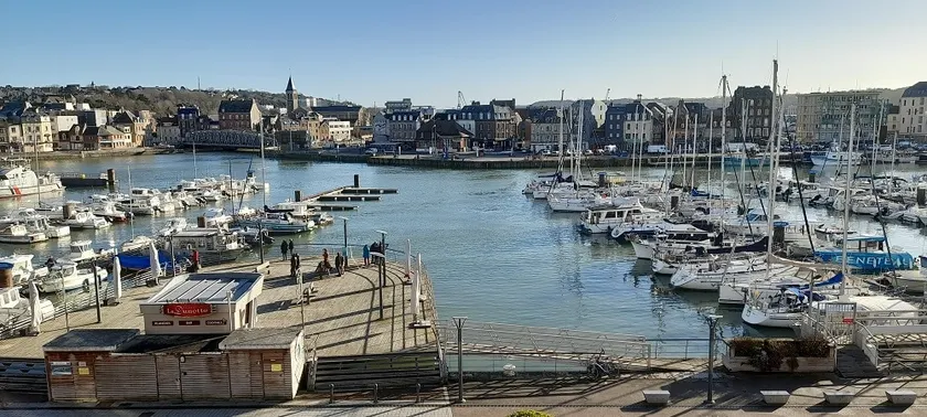 Breathtaking view of the port of Dieppe - Image 1