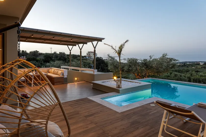 Rizes Villa, Jacuzzi & Pool amid Olive Trees by Rentado - Image 1