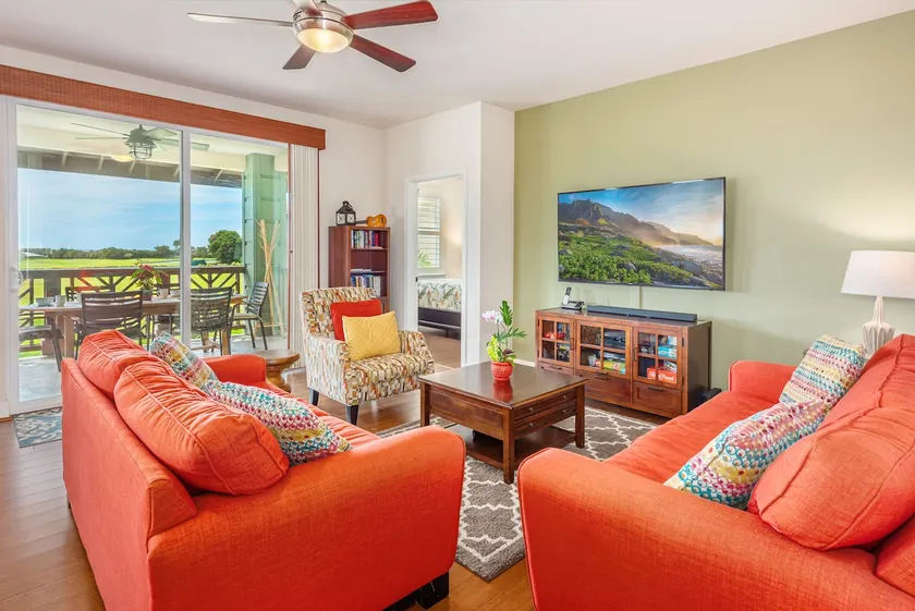 Poipu- 4 Bedroom Condo on Golf Course, Sunsets, AC - Image 1