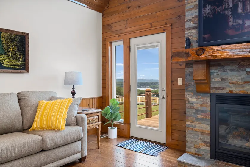 Secluded Lake View Retreat with Fireplace - Image 1