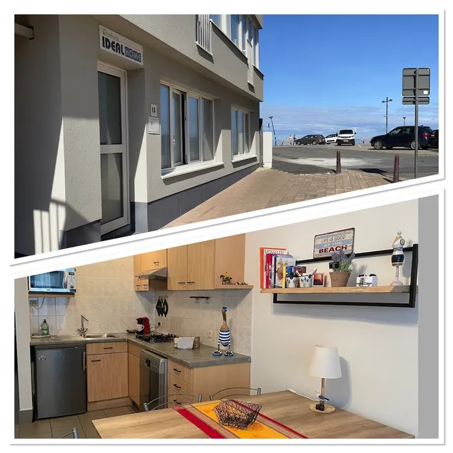 Cozy apartment on the seawall in Westende - Image 1