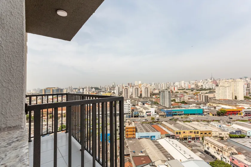 AP in Brás, balcony with panoramic view, without garage - Image 1