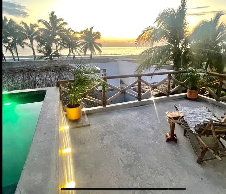 Terrace and beach direct access | private pool - Image 1