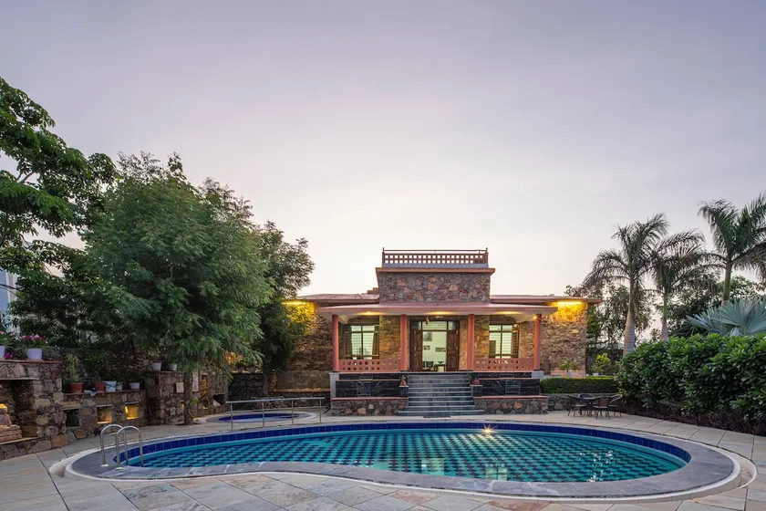 2BR Pool&Bonfire| StayVista | Wild Orchid @Udaipur - Image 1