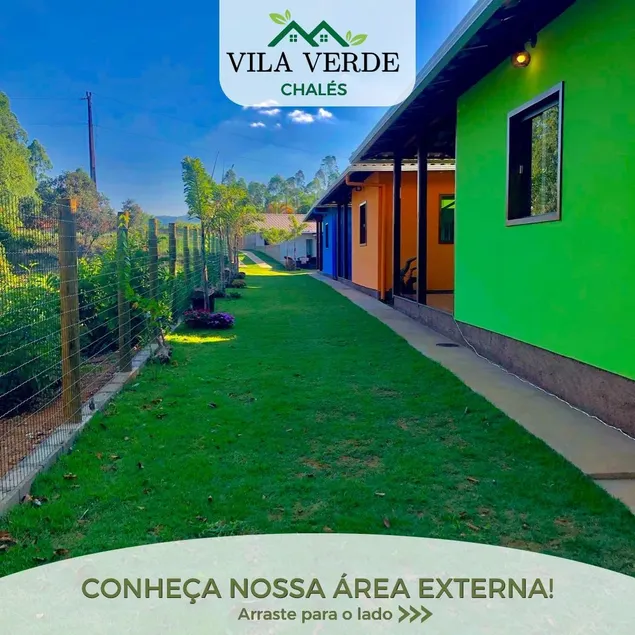 Vila Verde Chalés /Chalet with pool and nature. - Image 1