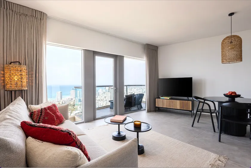 Sea View 1BR in Neve Tzedek w/Parking by Five Stay - Image 1
