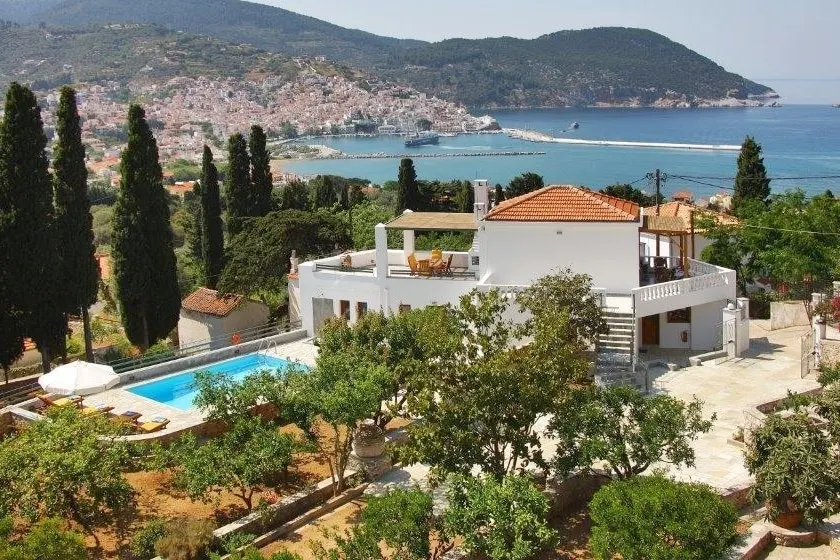 Villa Orange Skopelos , lux quiet view in the port - Image 1