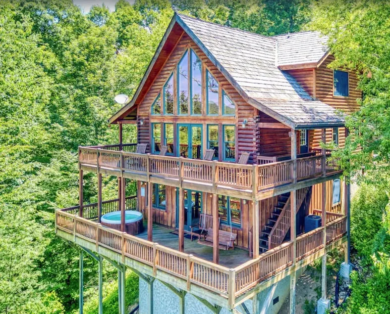 Mountain View Cabin Near Asheville | Sleeps 8 - Image 1