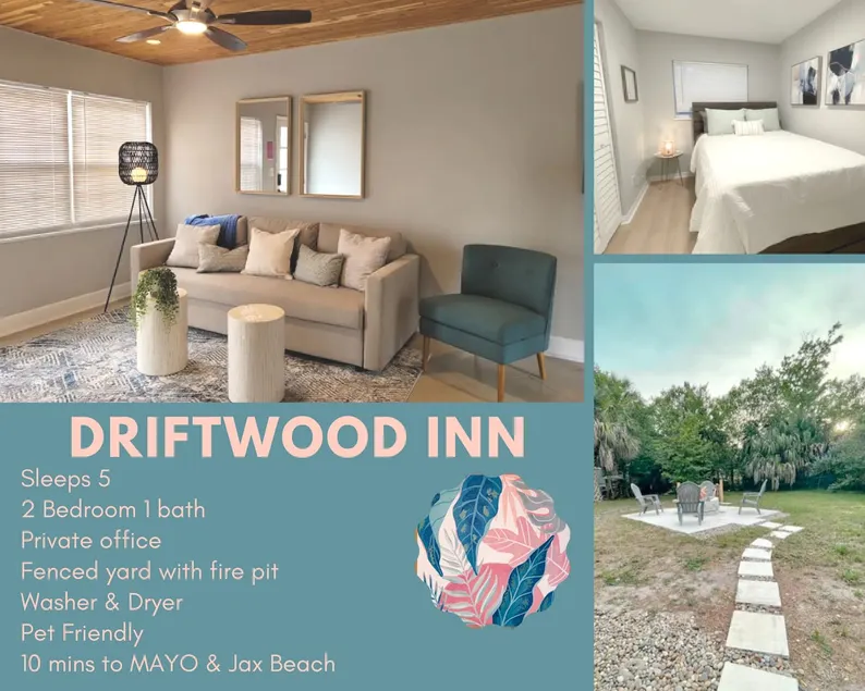 Driftwood 2/1 w Firepit- 10 mins to MAYO & Beach - Image 1