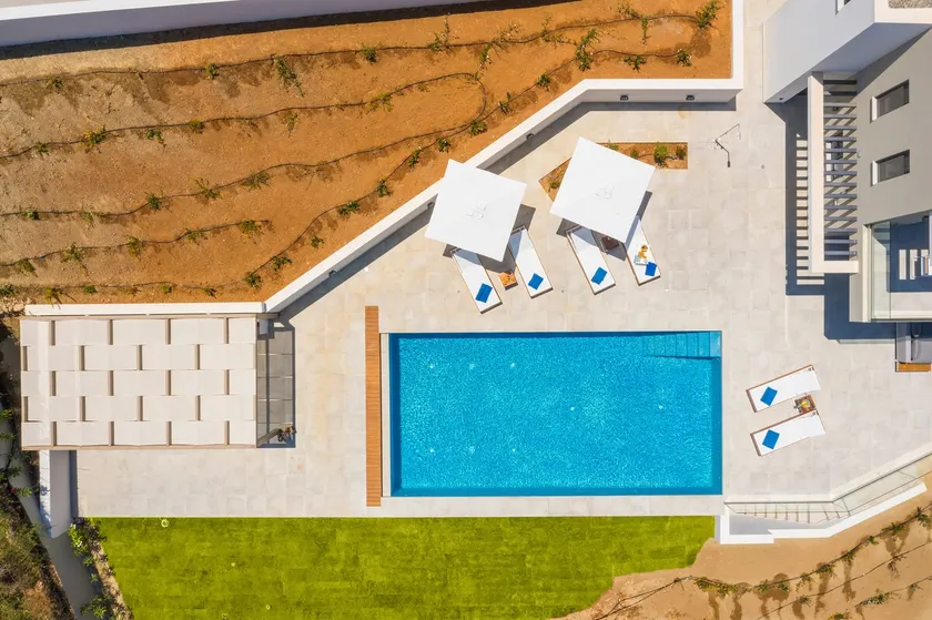 Villa Thea, stunning view, pool, BBQ, Brand new. - Image 1