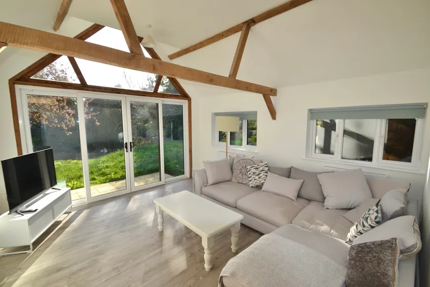3 bed converted chapel with lake view - Image 1