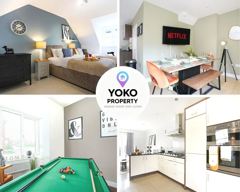 Detached 6 Bedroom House - Free Parking & FastWifi - Image 1