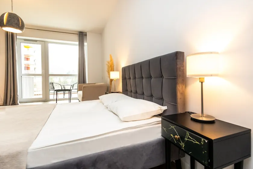 Large Studio - Balcony - Spa and Gym in Building - Free Parking - Image 1