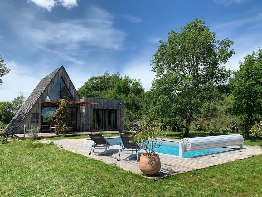 Wooden Lodge with private pool -South West France - Image 1