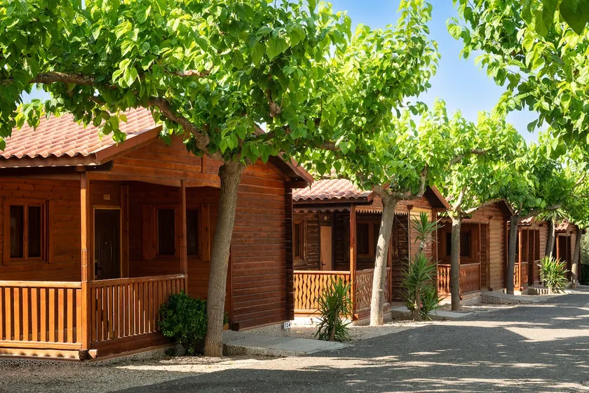Wooden cabins for four people. - Image 1
