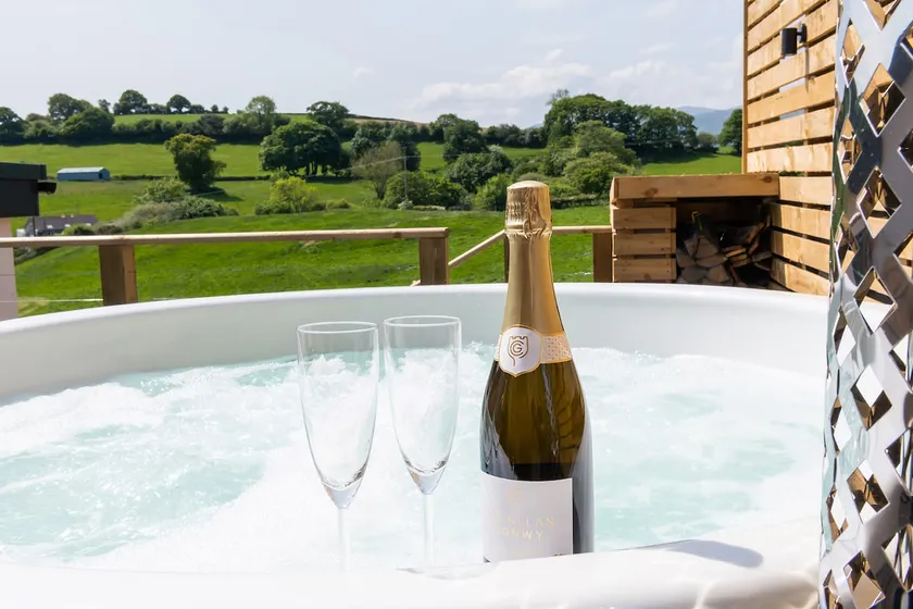 Ty Uchaf • Countryside views • Log burning hot tub - Image 1