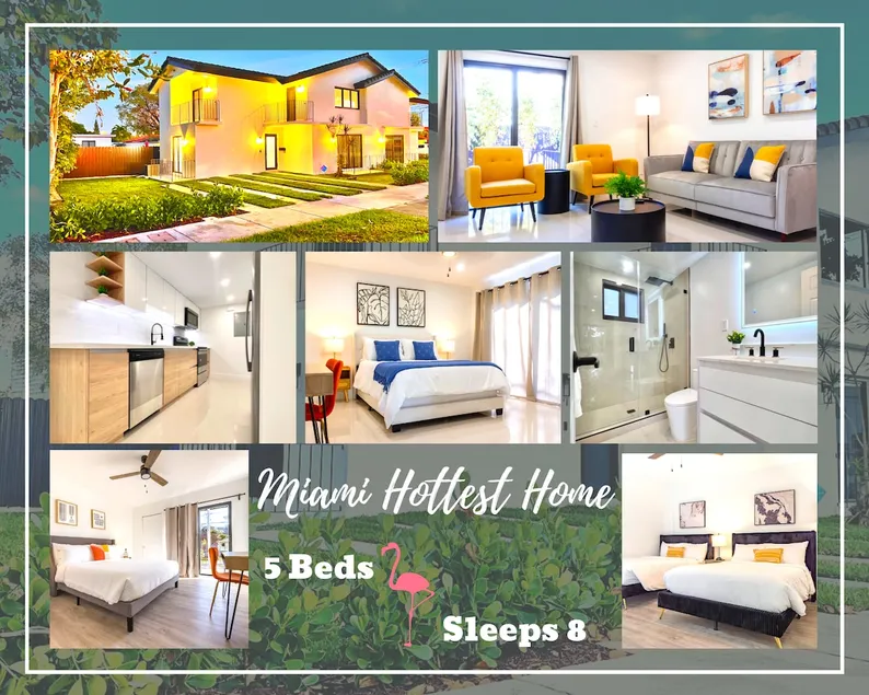 Miami's Hidden Gem | 5 BED & SLEEP 8! - Image 1