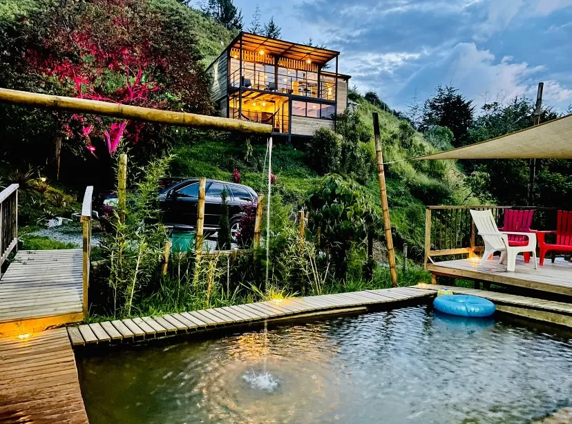 Amazing loft cabin in Guatape. Jacuzzi pool - Image 1