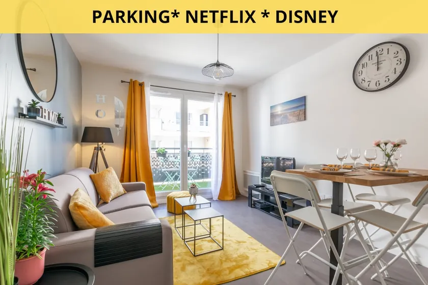 The Sunshine- Appart cosy proche Paris-Disney avec Parking privé dans résidence - Image 1