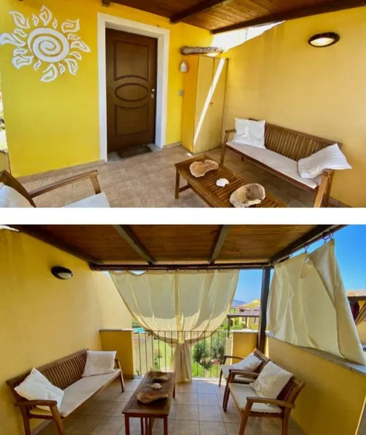 Appartement avec piscine commune, jardin et terrasse avec vue sur les collines - Image 1