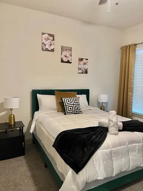 Walk to NRG | Drive to Med Center, 2 bed/2bath w/Courtyard View - King Beds - Image 1
