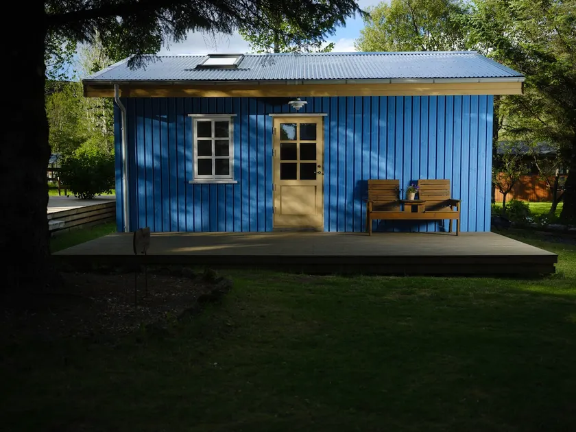 Backyard Village - Blue House - Image 1