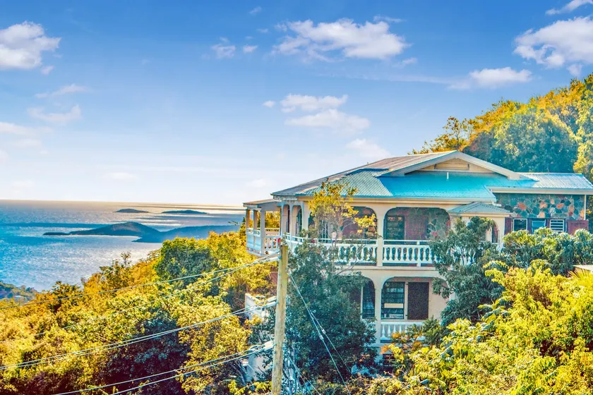 St John USVI 4BR Oceanview Villa King Suite 7 Min Drive to Cruz Bay - Image 1