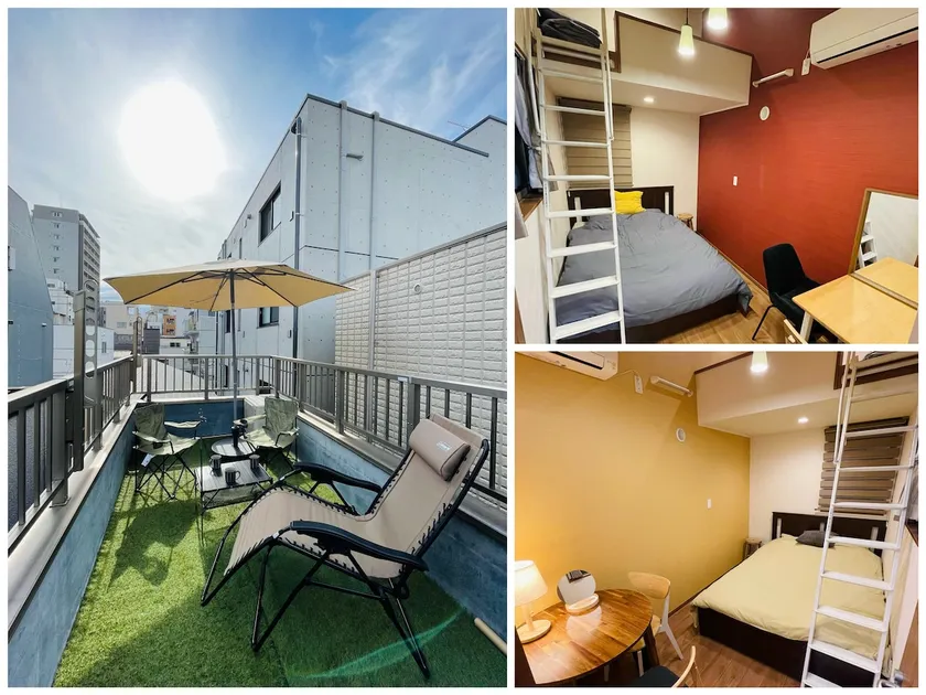 #MGY*｜10 min walk to Senso-ji Temple｜Detached building｜Sun terrace｜50m to Kappabashi-dori Street｜6 min walk to subway station - Image 1