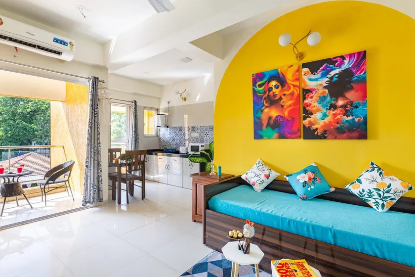 Privy by AlohaGoa: 1BHK Apartment - Anjuna Vagator - Image 1