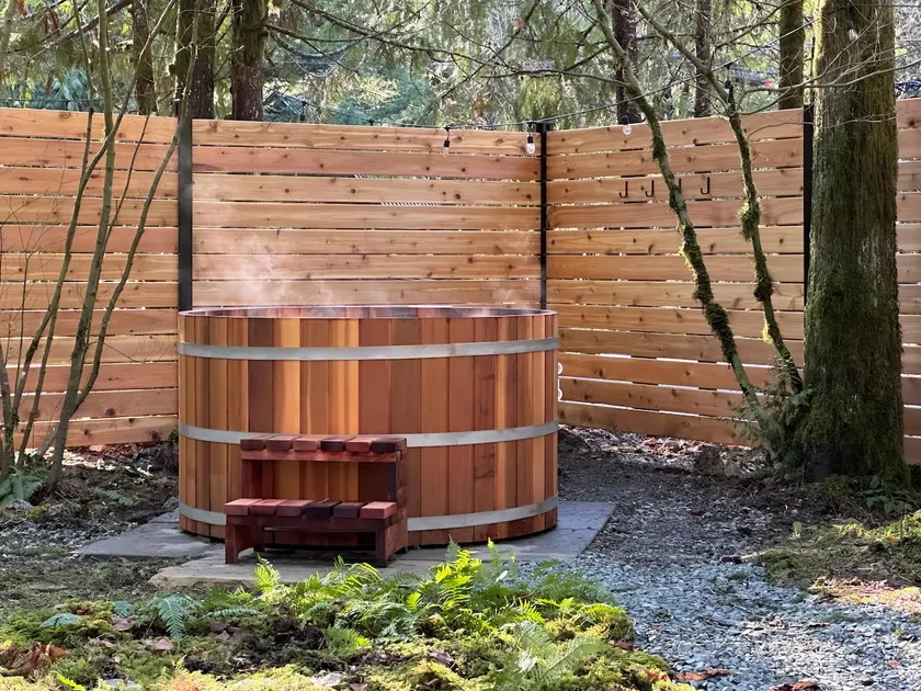 Sky Hütte: Nordic cabin with cedar barrel hot tub - Image 1