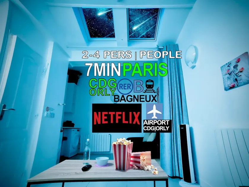 Amazing Stars Paris 7min 4pl airport RER B netflix - Image 1