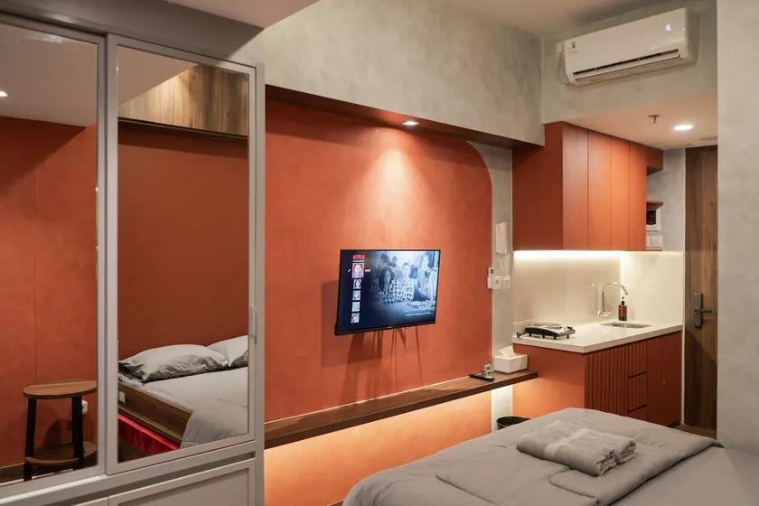 Apartment at Pik2 Cozy Terracotta design,w/Netflix - Image 1