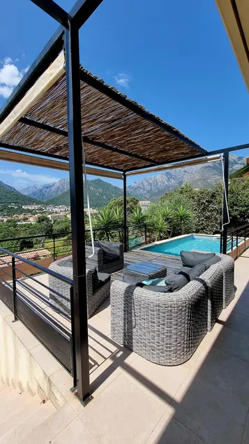 Modern house with pool in central Corsica - Image 1