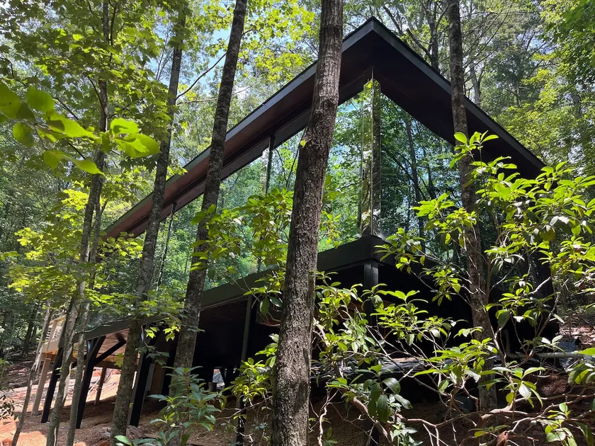 Modern Glass Cabin near trails, wine, & Dahlonega - Image 1