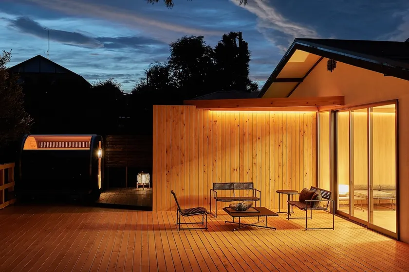 Up to 6 people/Wooden deck/Sauna and hot spring baths fed directly by the source spring/Workation/Izu Madoka - Image 1