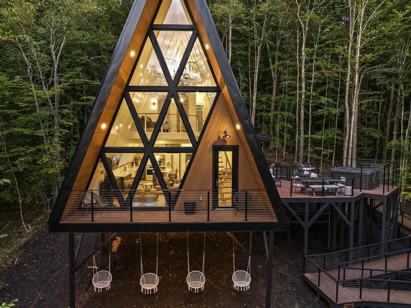 Sky-High A Frame Retreat Hottub & EV charging - Image 1