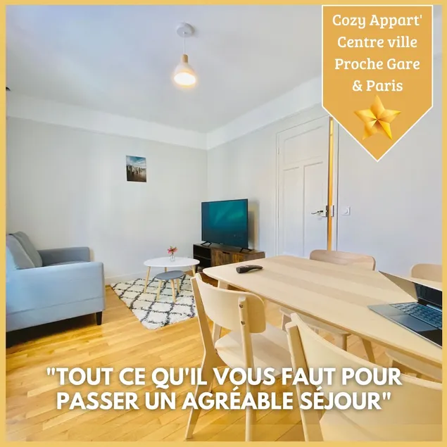 Cozy Appart'3 - Centre ville & Proche Gare - Cozy Houses - Image 1