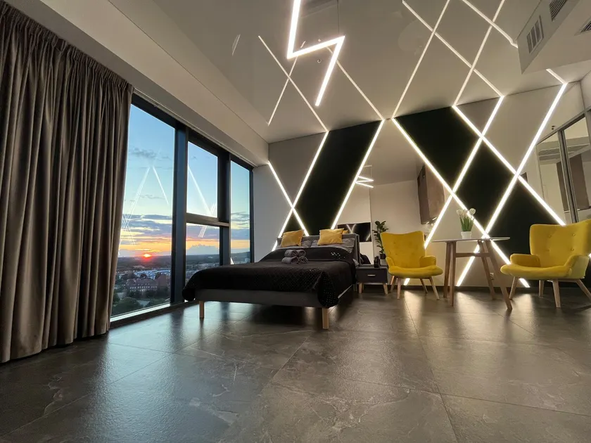 Hanza Tower - SCANDIA Apartment, 16 Floor, Sunset View - Image 1