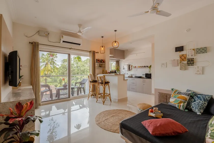 Modern 1bhk | 2 mins drive from Baga Beach - Image 1