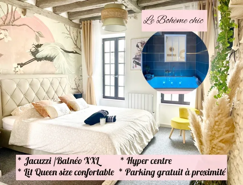 Chic Bohemian Experience! - Relaxation - Jacuzzi - 1 hour in Paris - Image 1