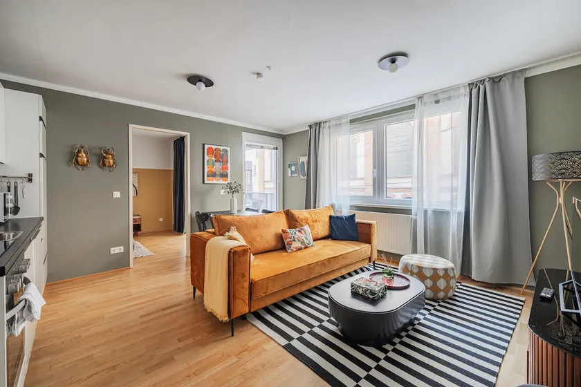 Modern Apartment, Parkplatz, 1BR, Terrace, 50m2 - Image 1