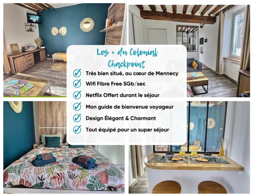 Studio Colonial Checkpoint 2 étoiles Mennecy Netflix Fibre - Image 1