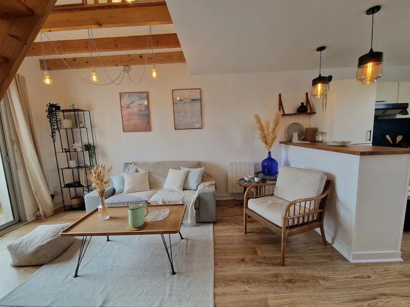 Cozy duplex 400 m from the beach with parking - Image 1