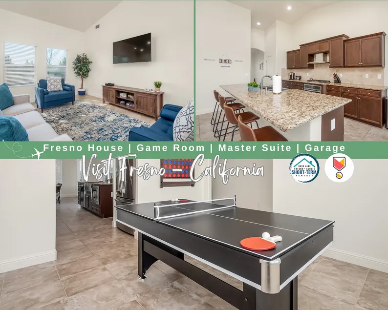 Fresno House| Game Room|Kitchen| 3/2: 2 Car Garage - Image 1