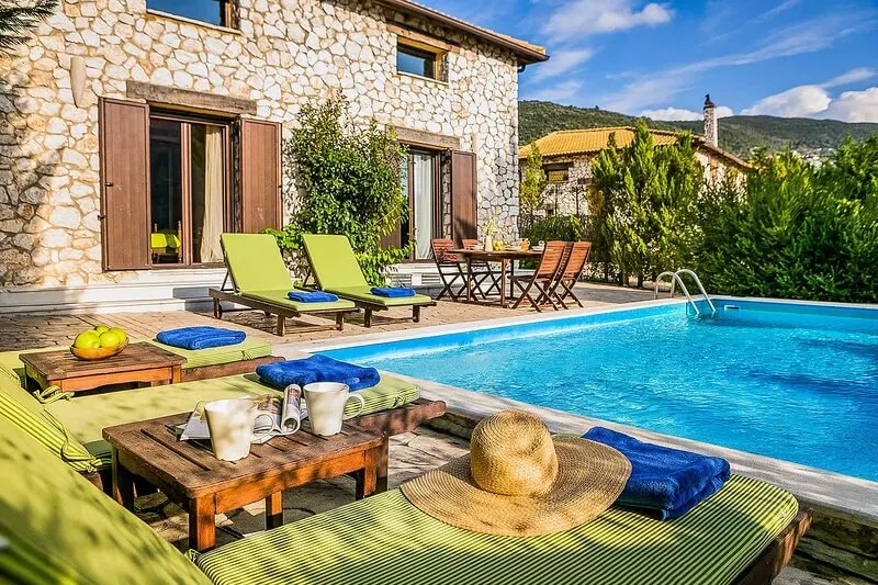 Villa Nefeli with pool, 10' drive from the beach - Image 1
