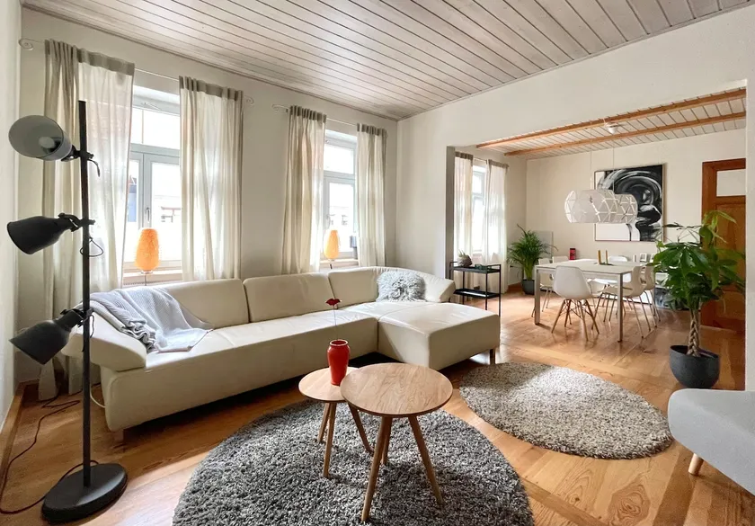 feinzeit Cozy Rosy 1: free parking, 4 guests, city - Image 1