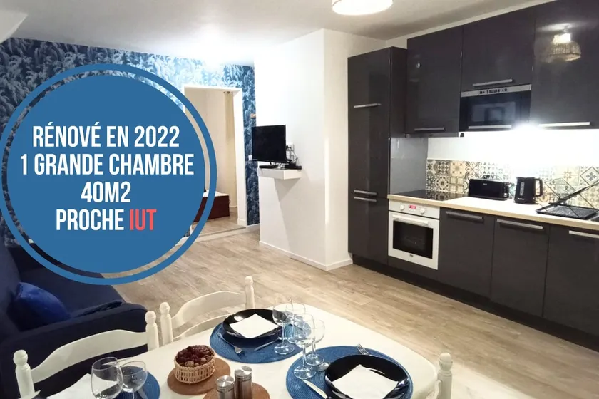 Le Nid Douillet – Separate bedroom – 40 m2 - Image 1
